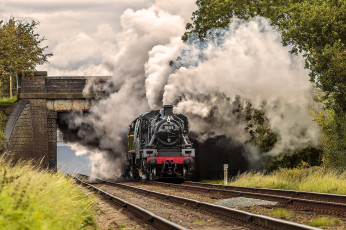 Картинка техника паровозы локомотив состав