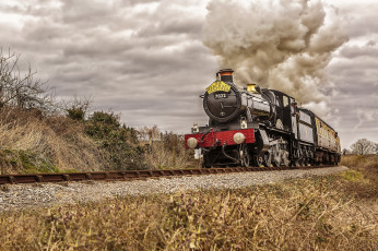 Картинка техника паровозы локомотив состав