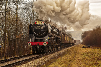 Картинка техника паровозы локомотив состав