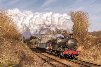 Картинка техника паровозы состав локомотив