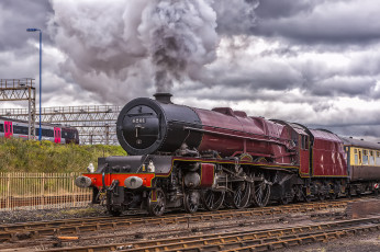 Картинка техника паровозы состав локомотив