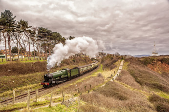 Картинка техника паровозы состав локомотив