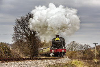 Картинка техника паровозы состав локомотив