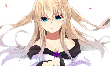 Картинка аниме unknown +другое+ фон взгляд девушка