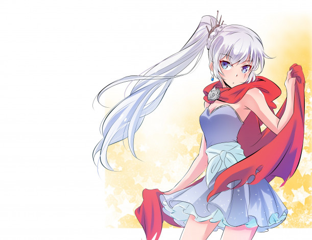 Обои картинки фото аниме, rwby, фон, взгляд, девушка