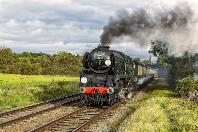 Обои картинки фото техника, паровозы, состав, локомотив