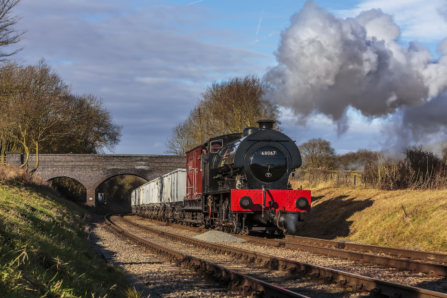 Обои картинки фото техника, паровозы, состав, локомотив