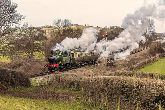 Обои картинки фото техника, паровозы, состав, локомотив