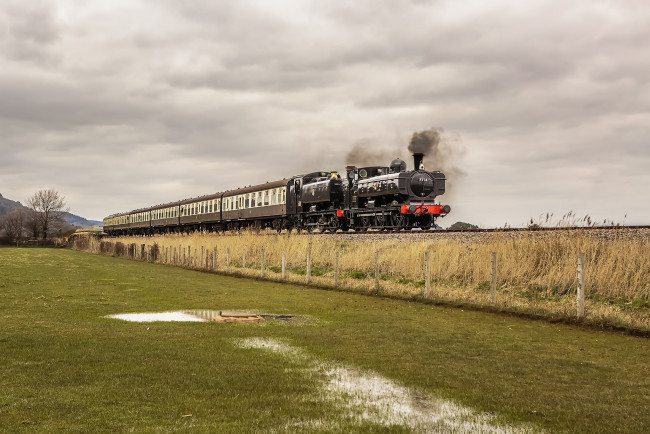 Обои картинки фото техника, паровозы, состав, локомотив