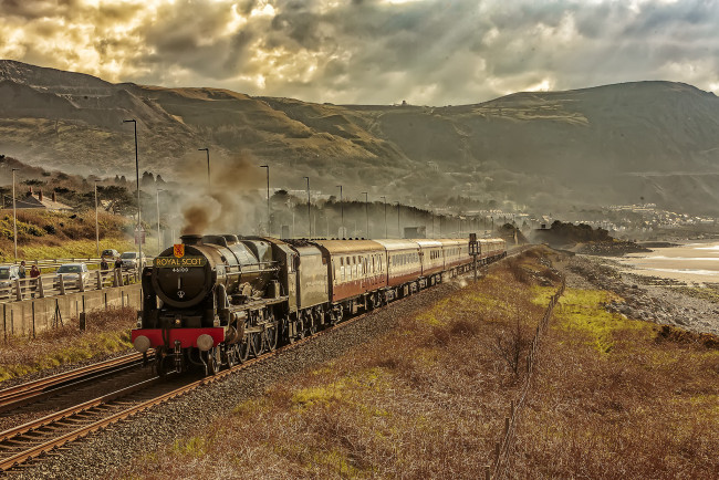 Обои картинки фото техника, паровозы, состав, локомотив