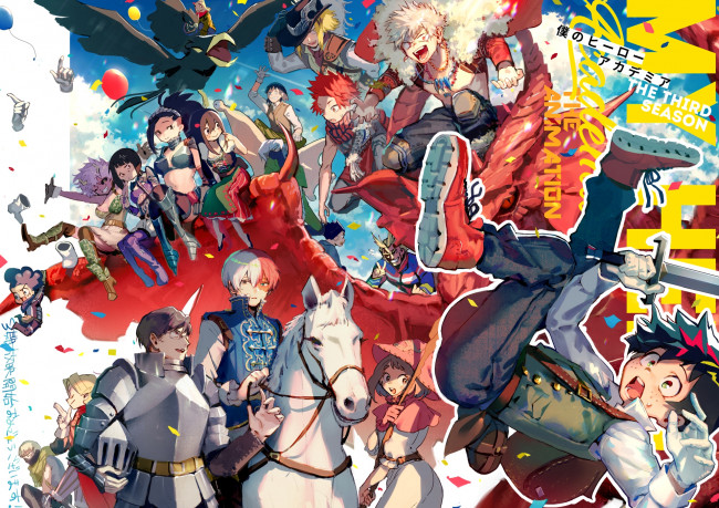 Обои картинки фото аниме, boku no hero academia, персонажи