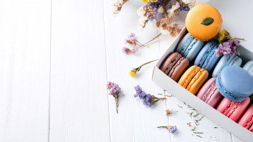 Картинка еда макаруны лакомство