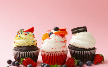 Картинка еда пирожные +кексы +печенье кексы