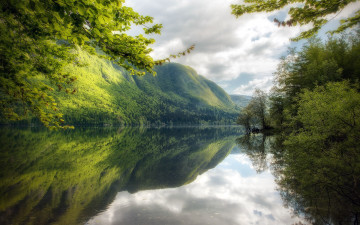 Картинка природа реки озера туман