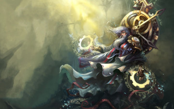 Картинка видео+игры league+of+legends маг механизм часы старик