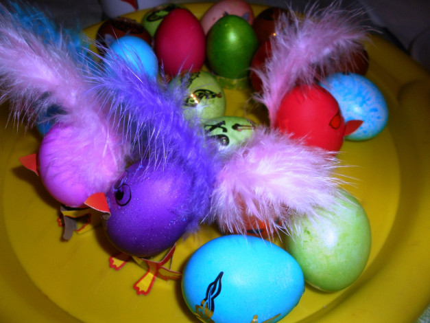 Обои картинки фото еда, яйца, пасха