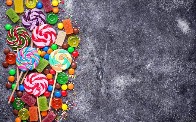 Обои картинки фото еда, конфеты,  шоколад,  сладости, мармелад, драже, леденцы