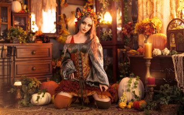 Картинка девушки -+креатив +косплей genevieve