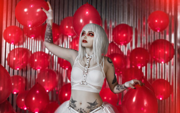 Картинка девушки -+креатив +косплей genevieve