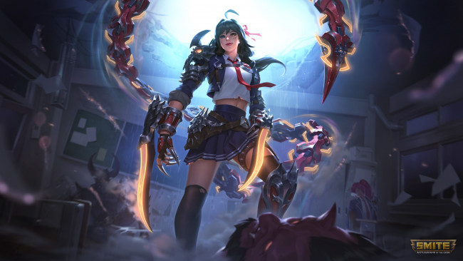 Обои картинки фото видео игры, smite