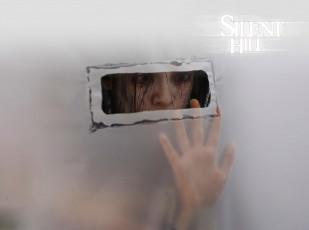 обоя кино фильмы, silent hill, лицо, дверь, окно