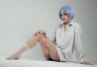 Картинка девушки -+креатив +косплей zizs cos рубашка носки образ