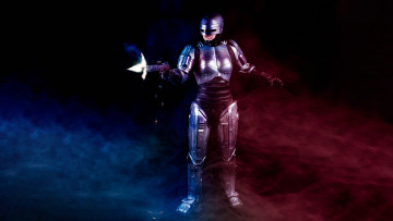 Картинка фэнтези роботы +киборги +механизмы robocop робокоп робот полицейский
