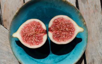 Картинка еда инжир миска половинки