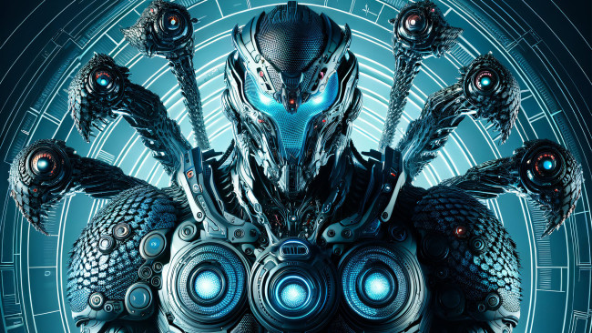 Обои картинки фото фэнтези, роботы,  киборги,  механизмы, нейросети, графика, нейроарт, ai, art, нейронные, сети, рисунки, нейро, искусство, нейрографика, graphics, neuroart, neural, networks, drawings, neuro, neurography