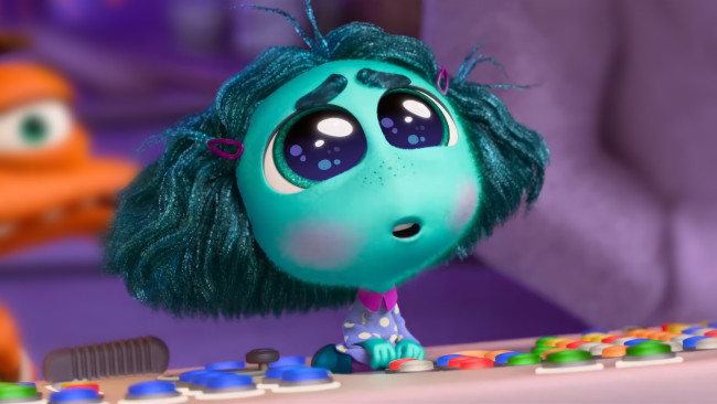 Обои картинки фото inside out 2 ,  2024 , мультфильмы, inside out 2, головоломка, втoрая, часть, семейный, пeрсoнаж, ayo, edebiri, envy, озвучка