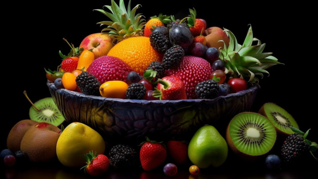 Обои картинки фото 3д графика, еда-, food, фрукты, ягоды