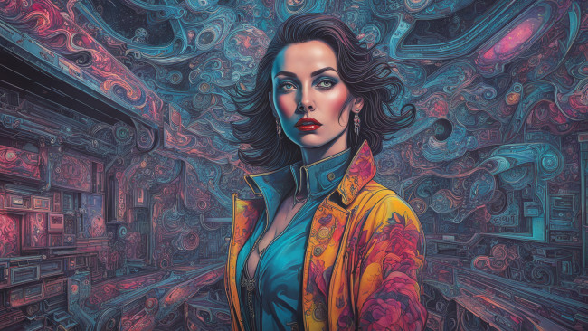 Обои картинки фото фэнтези, девушки, нейросети, графика, нейроарт, ai, art, нейронные, сети, рисунки, нейро, искусство, нейрографика, graphics, neuroart, neural, networks, drawings, neuro, neurography
