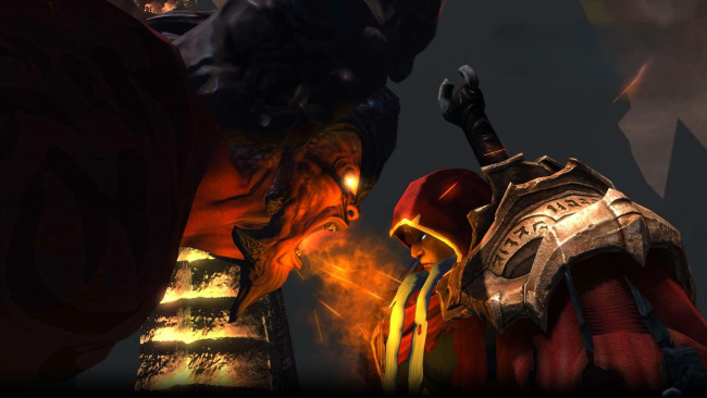 Обои картинки фото видео игры, darksiders,  wrath of war, персонажи, противостояние