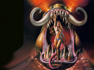 Картинка фэнтези красавицы чудовища