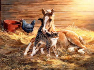 Картинка рисованные животные