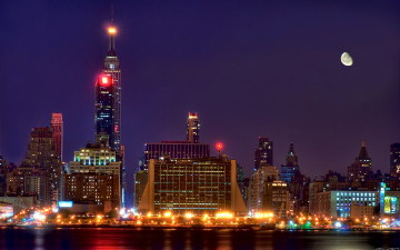 Картинка nyc from weehawken nj города нью йорк сша