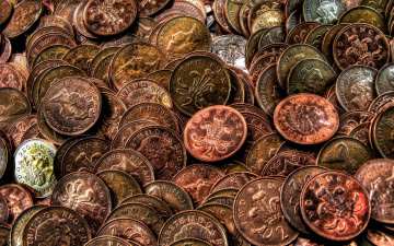 Картинка разное золото купюры монеты