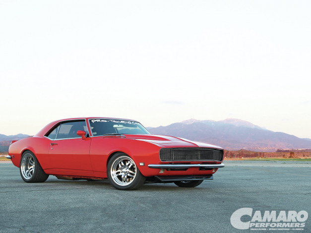 Обои картинки фото 1968, chevy, camaro, rs, ss, автомобили