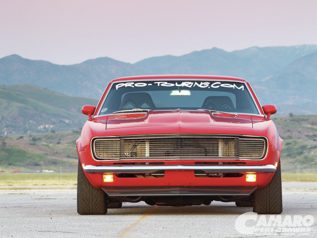 Обои картинки фото 1968, chevy, camaro, rs, ss, автомобили