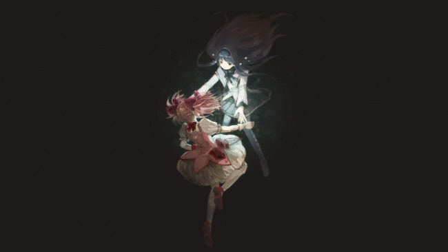 Обои картинки фото аниме, mahou, shoujo, madoka, magika