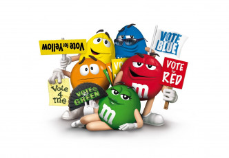 обоя бренды, m&m, конфеты, таблички