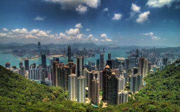 Картинка города гонконг китай hong kong
