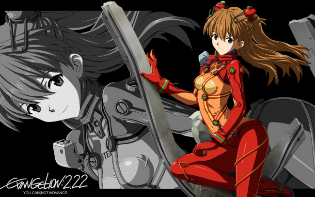 Обои картинки фото аниме, evangelion, девушка