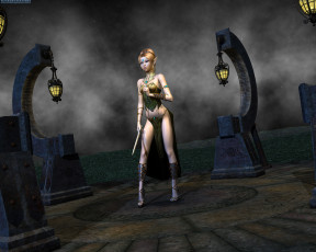 Картинка 3д+графика elves+ эльфы эмблема фон фонари