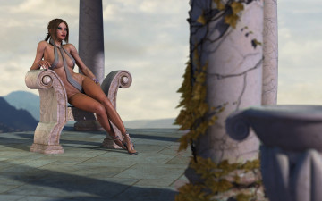 Картинка 3д+графика people+ люди девушка взгляд