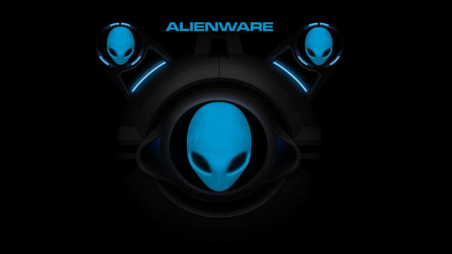 Обои картинки фото компьютеры, alienware, фон, логотип