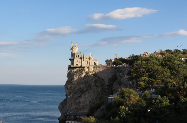 Обои картинки фото города, ласточкино гнездо , крым, замок