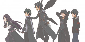 Картинка аниме sword+art+online sao art anime kirito sword online ggo alo