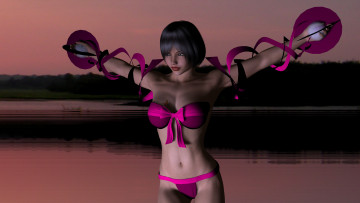 Картинка 3д+графика люди+ people фон взгляд девушка