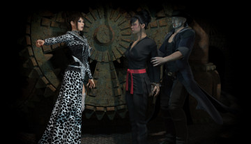 Картинка 3д+графика фантазия+ fantasy мужчина фон девушки взгляд